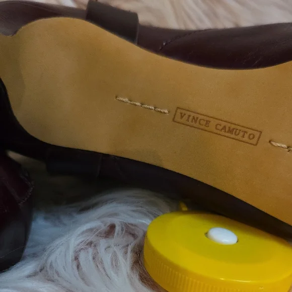 Vince Camuto Brown Ankle Boots with Buckle Straps - Picture 15 of 16